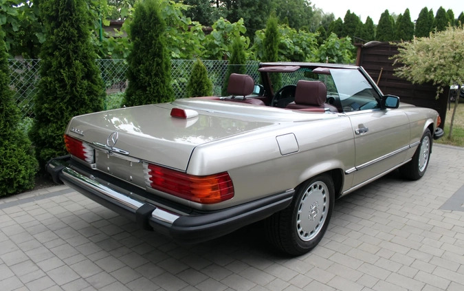 Mercedes-Benz SL cena 99000 przebieg: 135893, rok produkcji 1986 z Poznań małe 781